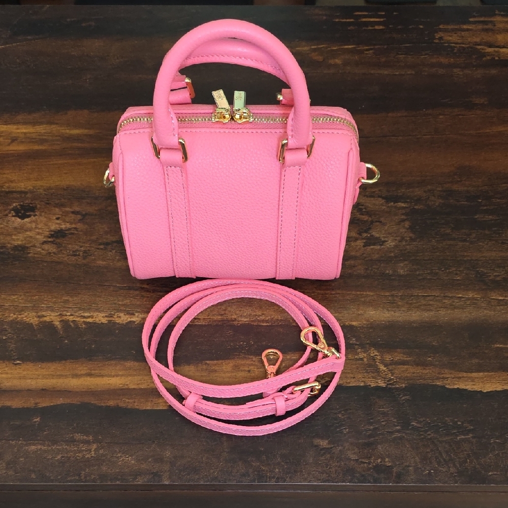 DUYP by Melodie Cecile, Nano Boston, Summer Pink Togo Leather